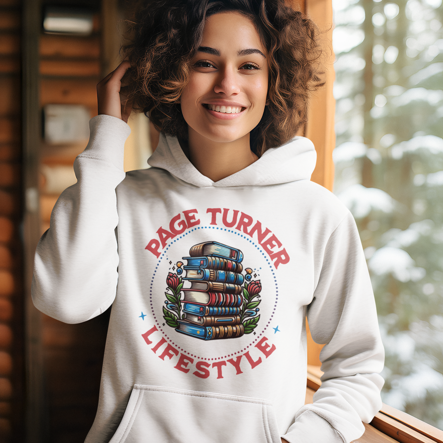 Page Turner Lifestyle. For those Book Lovers! PNG PDF SVG digital download Stack of books Design