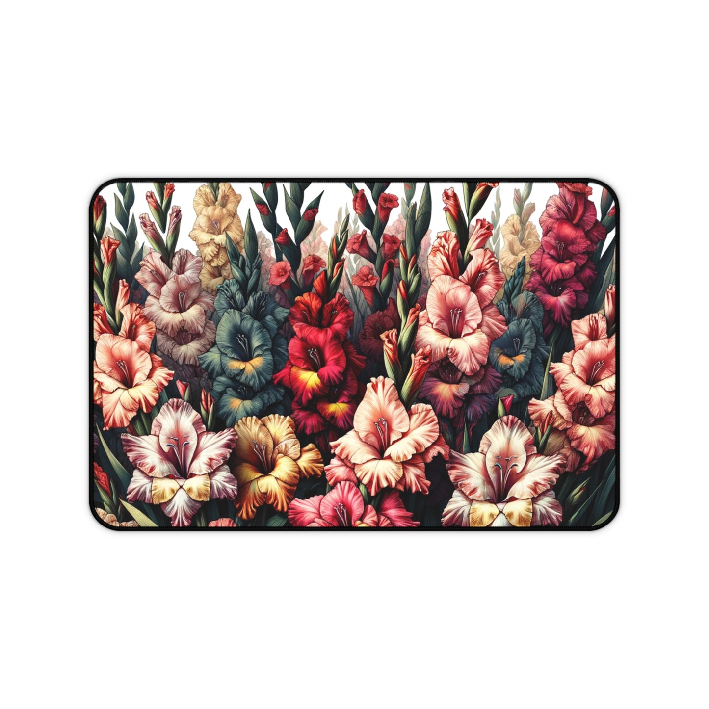 Desk Mat August Birth Flower, August Birth Month Flower, Gladiolus Floral Design, Birth Flower of August