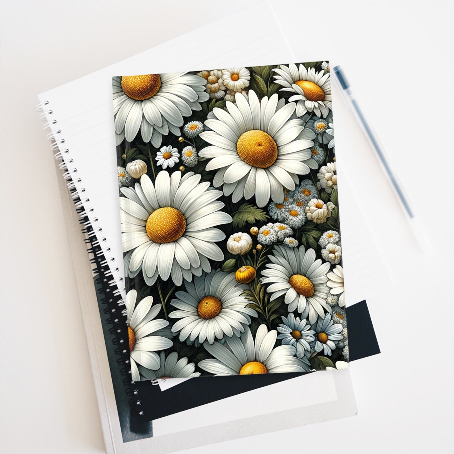 Copy of Copy of Journal - Ruled Line April Birth Flower, April Birth Month Flower, Daisy Floral Design, Birth Flower of April