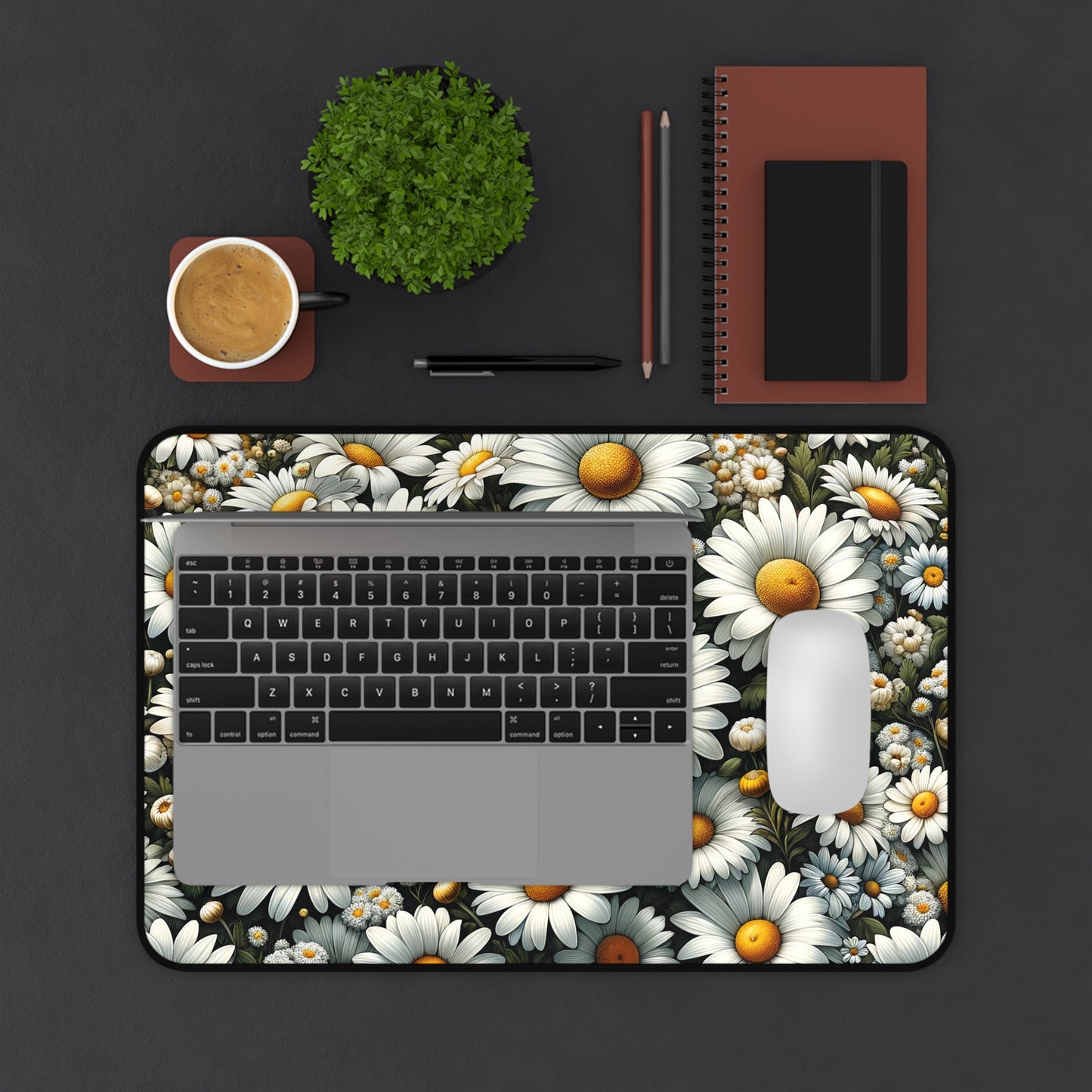 Copy of Desk Mat April Birth Flower, April Birth Month Flower, Daisy Floral Design, Birth Flower of April