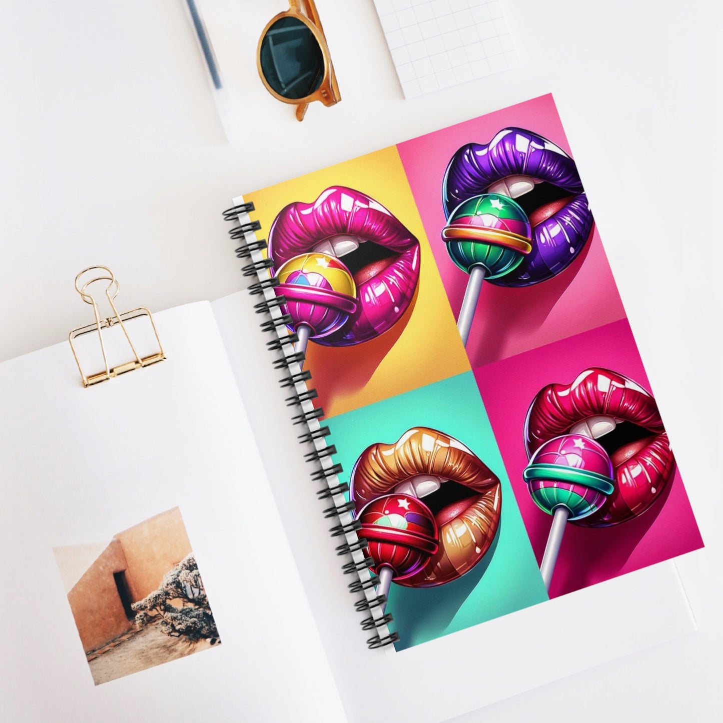 Spiral Notebook - Ruled Line You Blow Me Away Notebook, Lips, Blow Pop, valentine's day gift