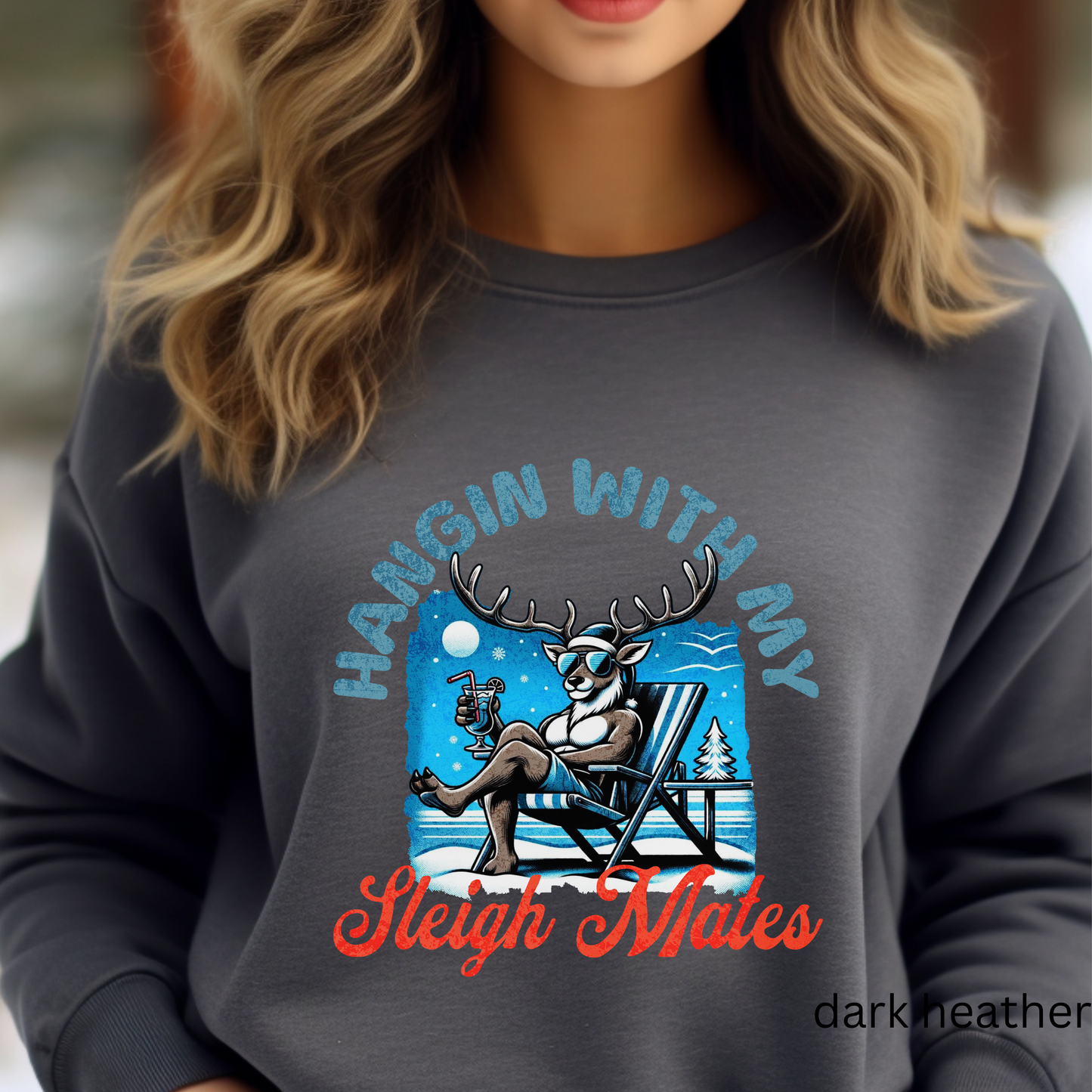 Hanging with my sleigh mates Male PDF PNG SVG digital downloads, Christmas, Reindeer, Christmas Sublimation design Cricut dtf