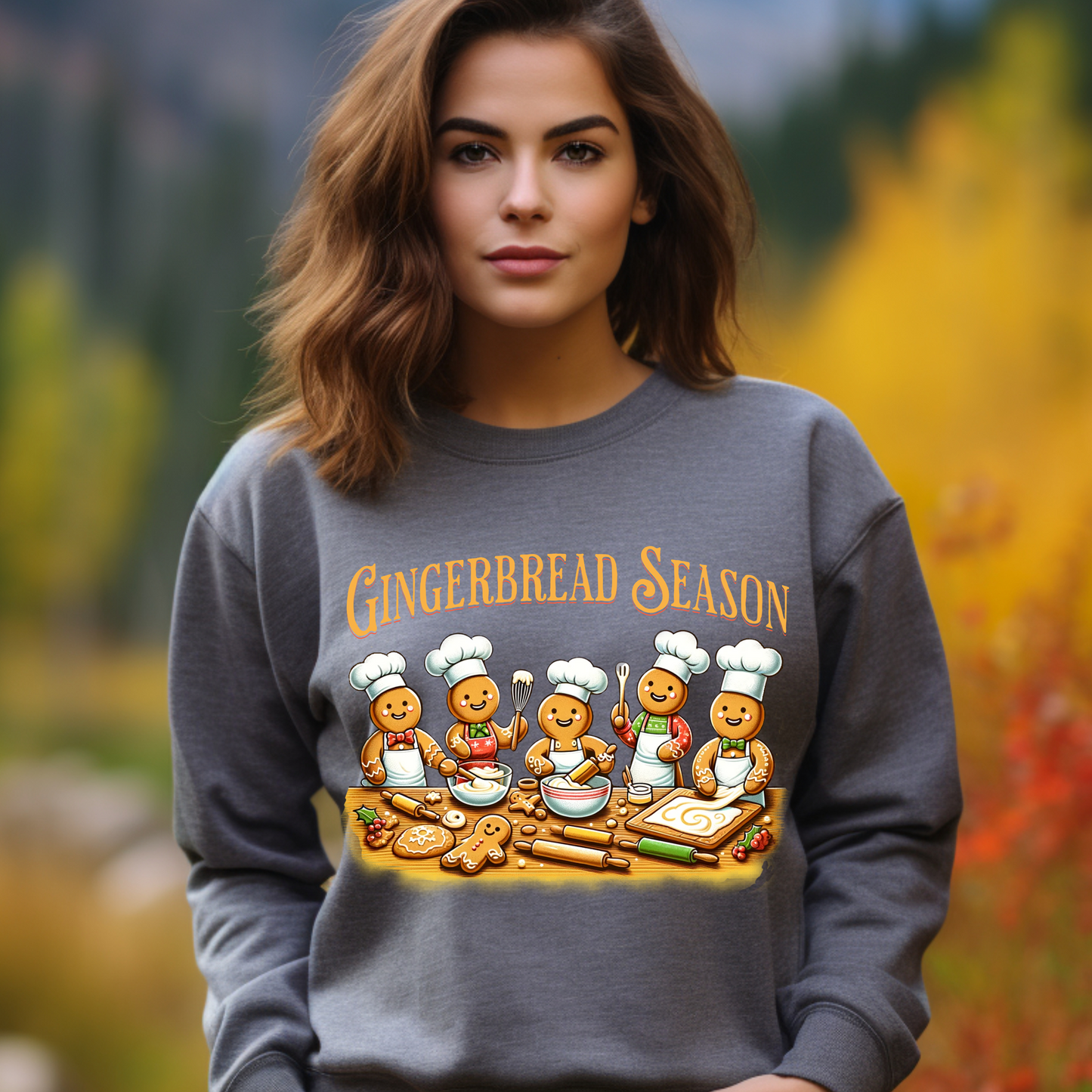 Gingerbread Season! Holiday Design PNG PDF SVG digital download, Gingerbread sublimation, Baking, Fun Gingerbread svg design sublimation