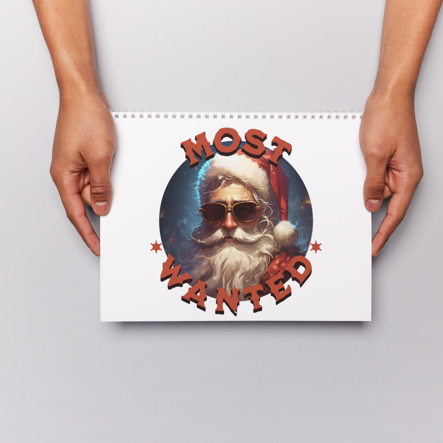 Most Wanted Santa Digital Downloads PNG PDF SVG files, Christmas Santa Sublimation , Most Wanted Santa Shirt