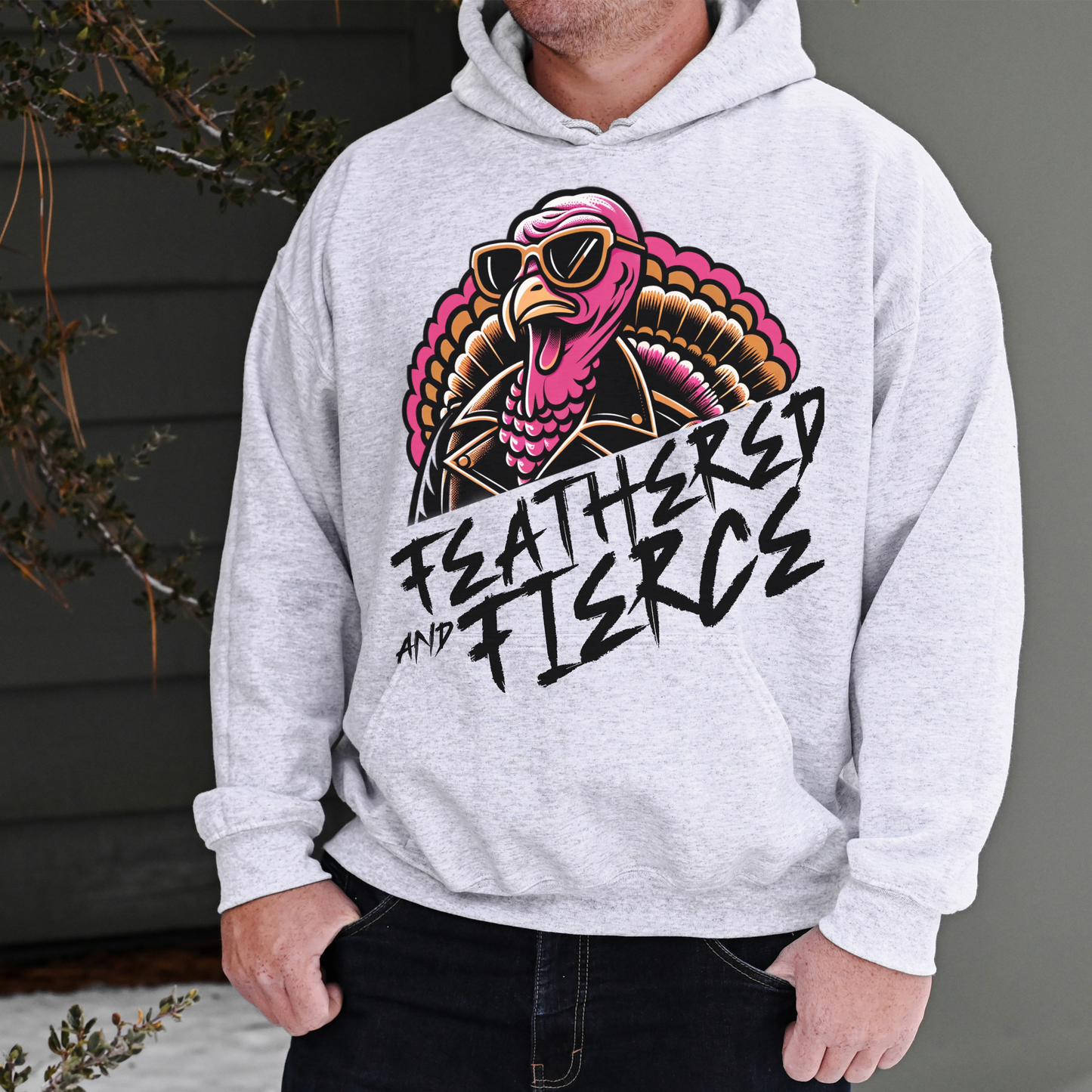 Feathered Fashionista! Feathered and Fierce Thanksgiving Design! PND PDF SVG digital download, Turkey Sublimation Shirt design