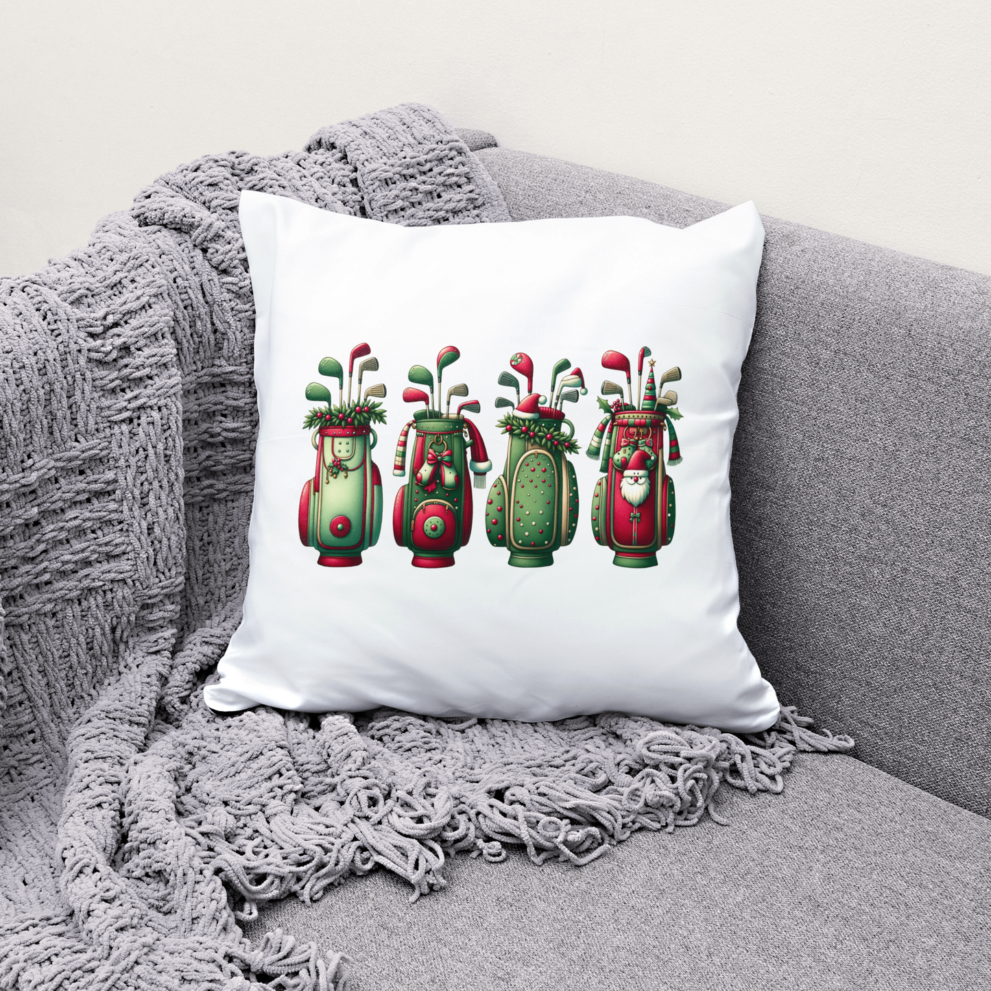 Christmas Golf Bags, Golf lover, Golfing Theme Digital Download PDF PNG SVG digital files for your projects. Sublimation, Silhouette