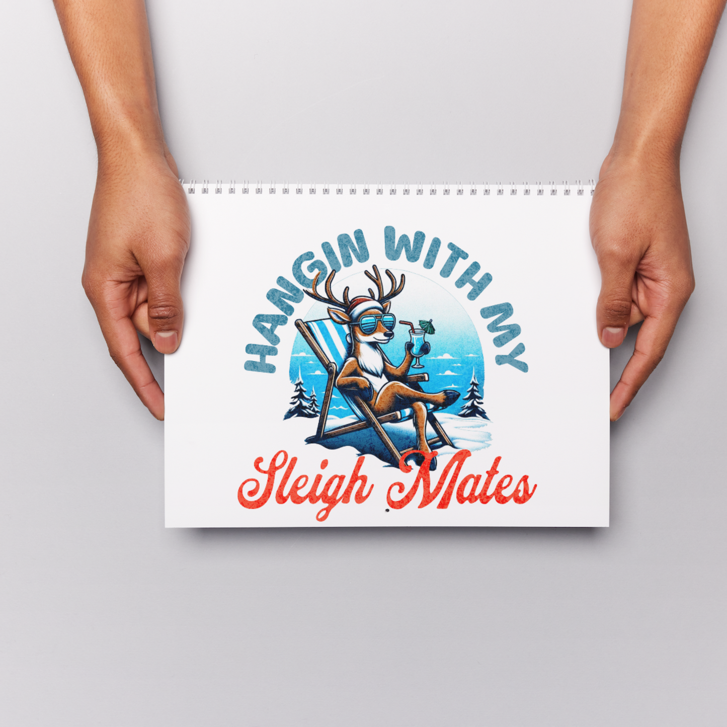 Hangin With My Sleigh Mates Female, Christmas PNG PDF SVG Digital Download Sublimation, dtf, Sleigh Mates sublimation design,