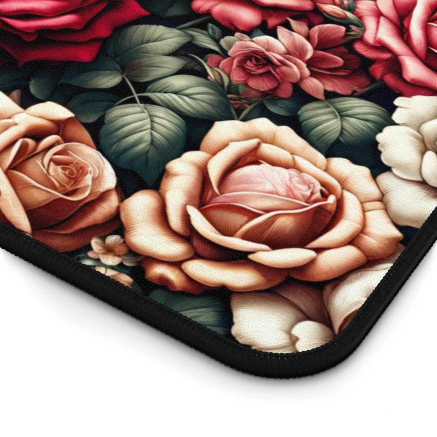 Desk Mat June Birth Flower, June Birth Month Flower, Rose Floral Design, Birth Flower of June