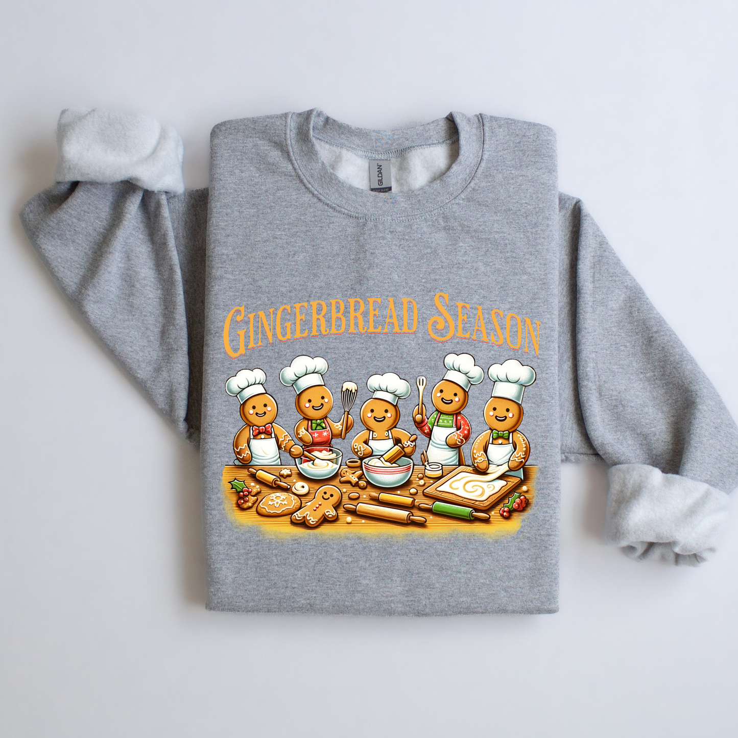 Gingerbread Season! Holiday Design PNG PDF SVG digital download, Gingerbread sublimation, Baking, Fun Gingerbread svg design sublimation