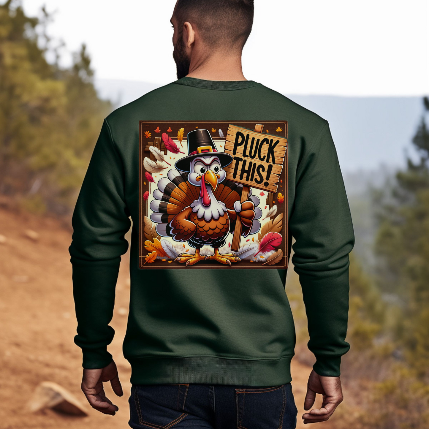 Pluck This! Funny Thanksgiving Shirt PNG PDF SVG digital download, Turkey sublimation, Thanksgiving sublimation, Cricut Sublimation dtf
