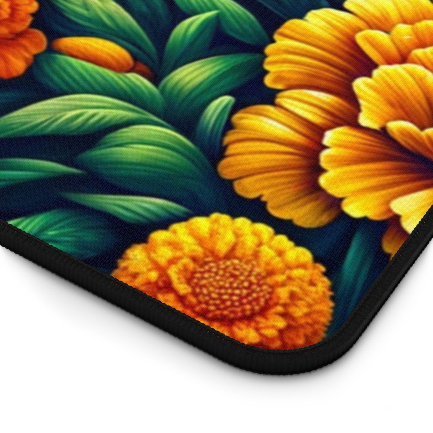 Desk Mat October Birth Flower, October Birth Month Flower, Marigold Floral Design, Birth Flower of October