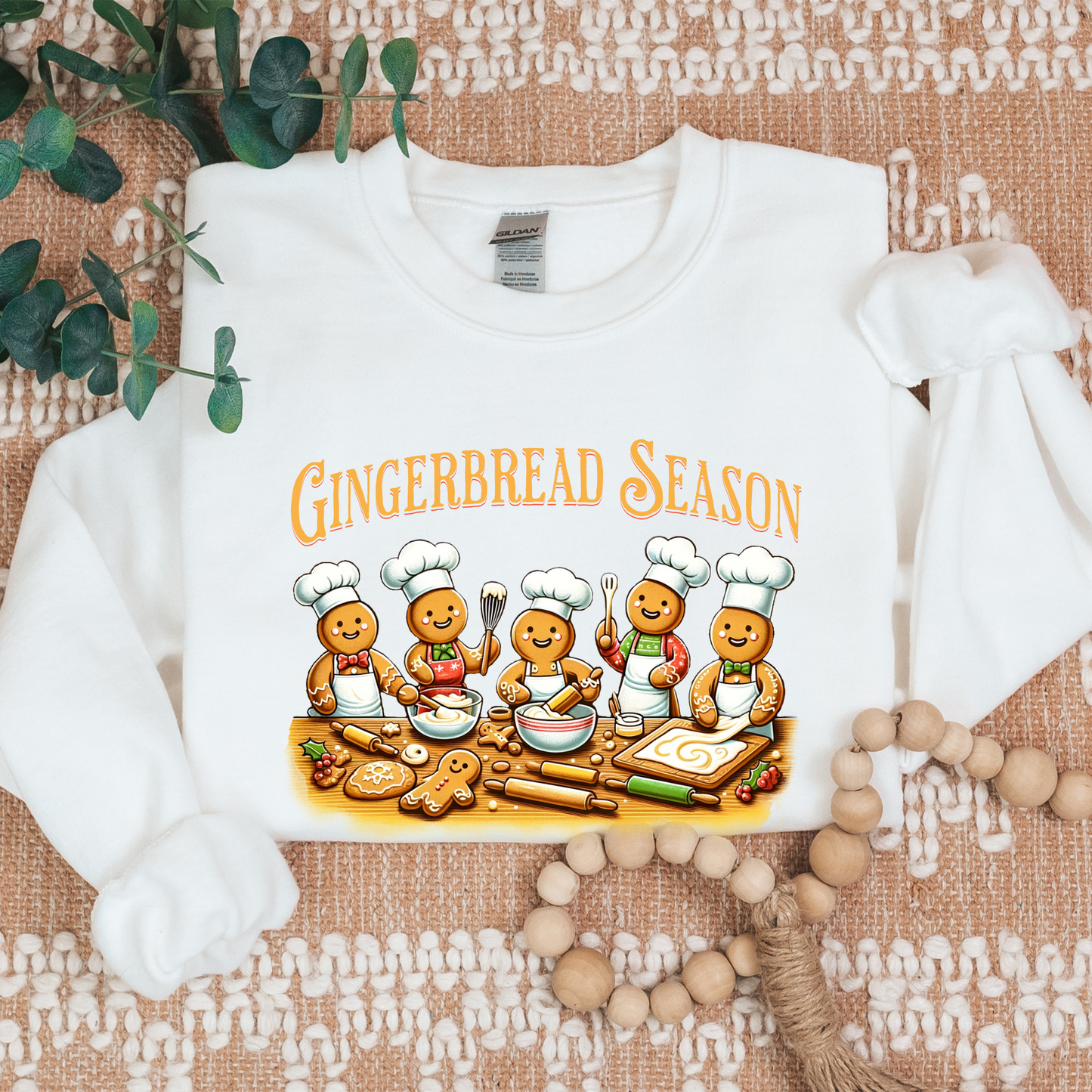 Gingerbread Season! Holiday Design PNG PDF SVG digital download, Gingerbread sublimation, Baking, Fun Gingerbread svg design sublimation