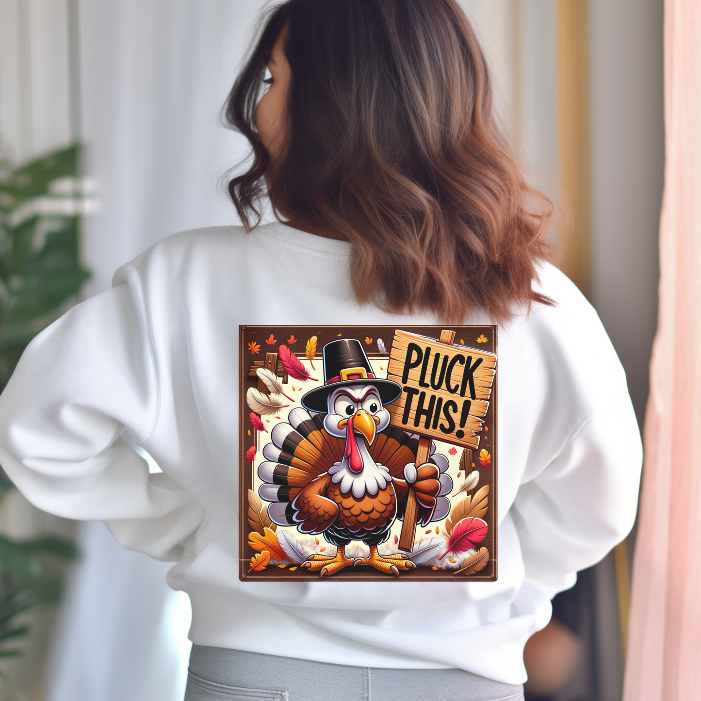Pluck This! Funny Thanksgiving Shirt PNG PDF SVG digital download, Turkey sublimation, Thanksgiving sublimation, Cricut Sublimation dtf