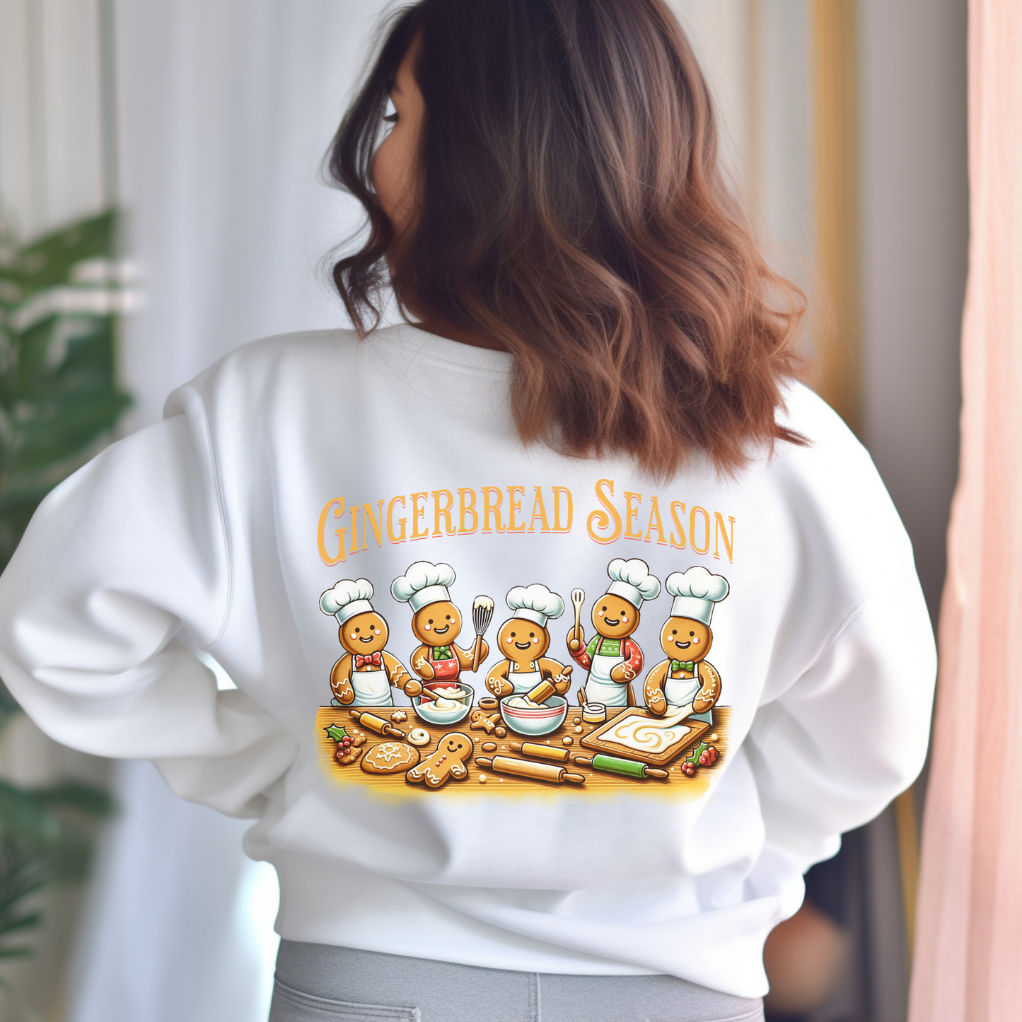 Gingerbread Season! Holiday Design PNG PDF SVG digital download, Gingerbread sublimation, Baking, Fun Gingerbread svg design sublimation