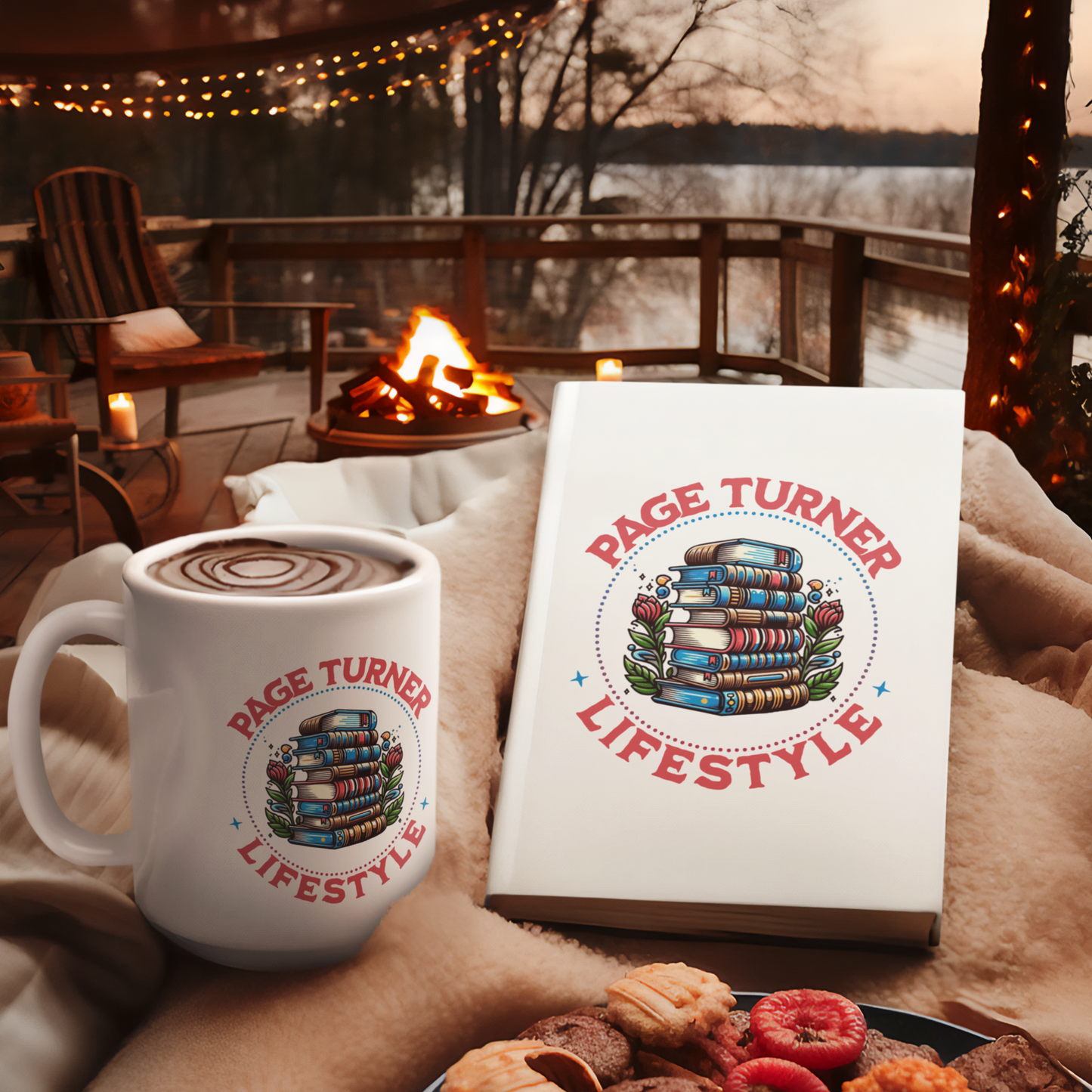 Page Turner Lifestyle. For those Book Lovers! PNG PDF SVG digital download Stack of books Design