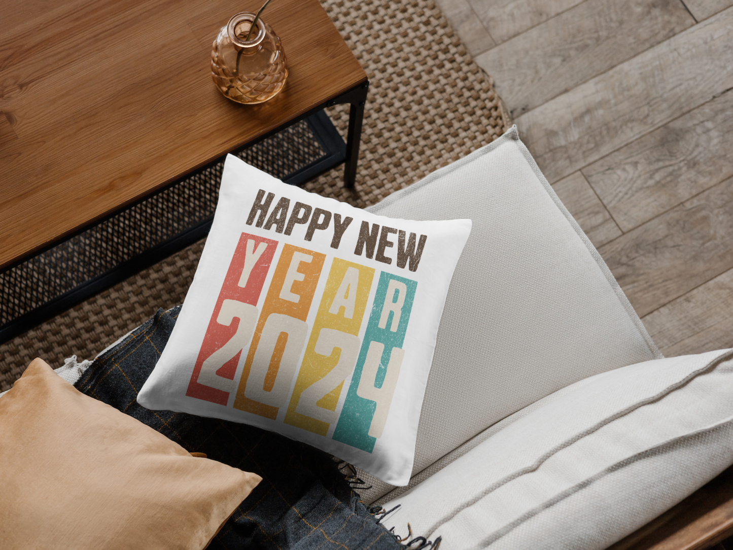 Happy New Year 2024 for your projects PNG, PDF, SVG digital download files. Cricut, Silhouette, Sublimation