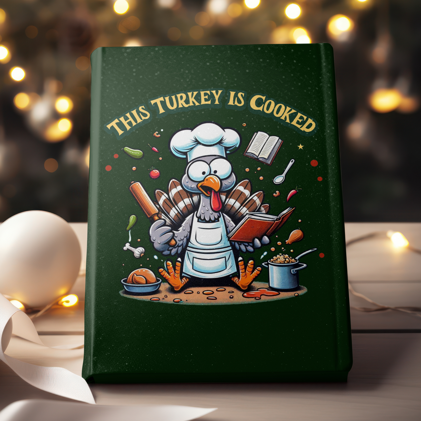 A fun Thanksgiving Design "This Turkey is Cooked" PNG PDF SVG digital download, Cooking shirt design, Turkey sublimation, Cooking shirt