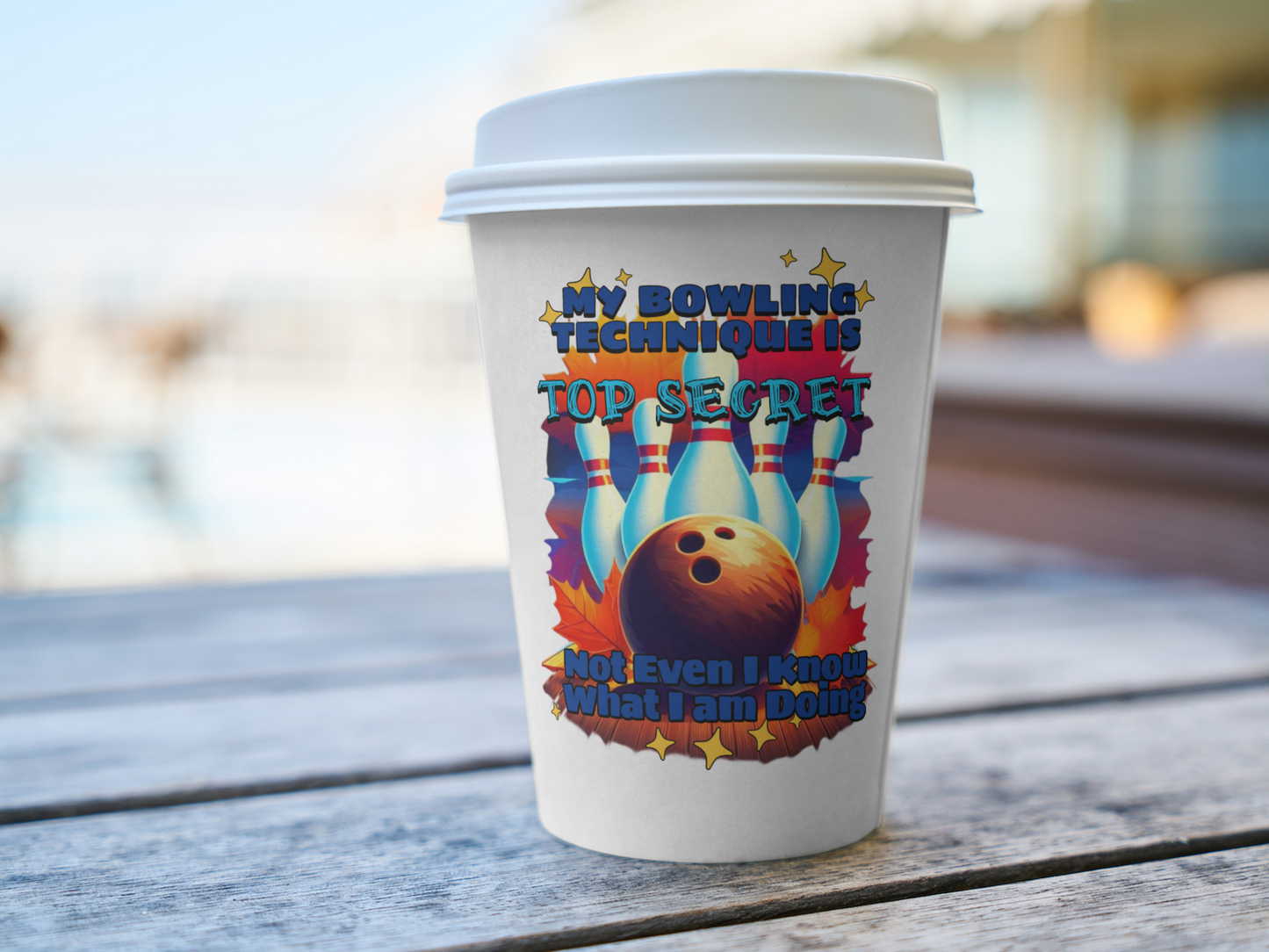Fun Bowling Design! Top Secret Bowling Techniques! Digital Download PNG PDF SVG files, bowling team shirt design, sublimation cricut dtf