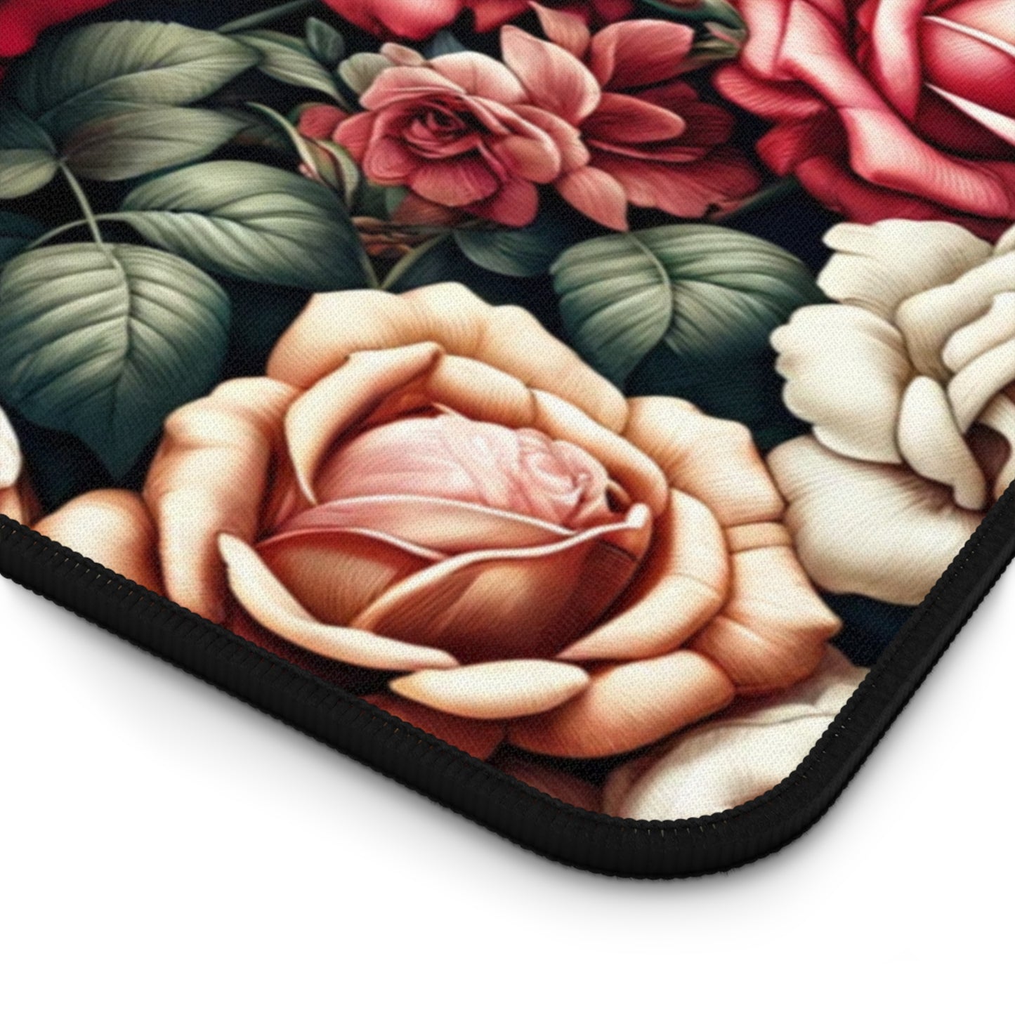 Desk Mat June Birth Flower, June Birth Month Flower, Rose Floral Design, Birth Flower of June