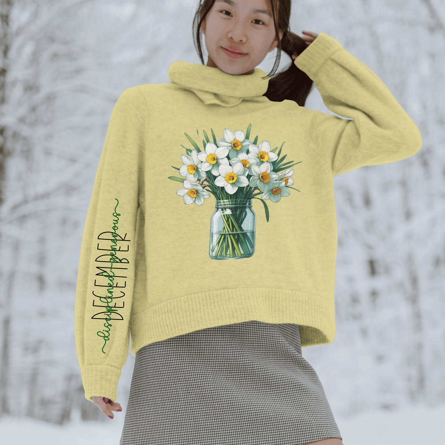 Flower Month of December the Narcissus, PNG, PDF PDF digital downloads December Birth Month Flowers sublimation cricut silhouette dtf