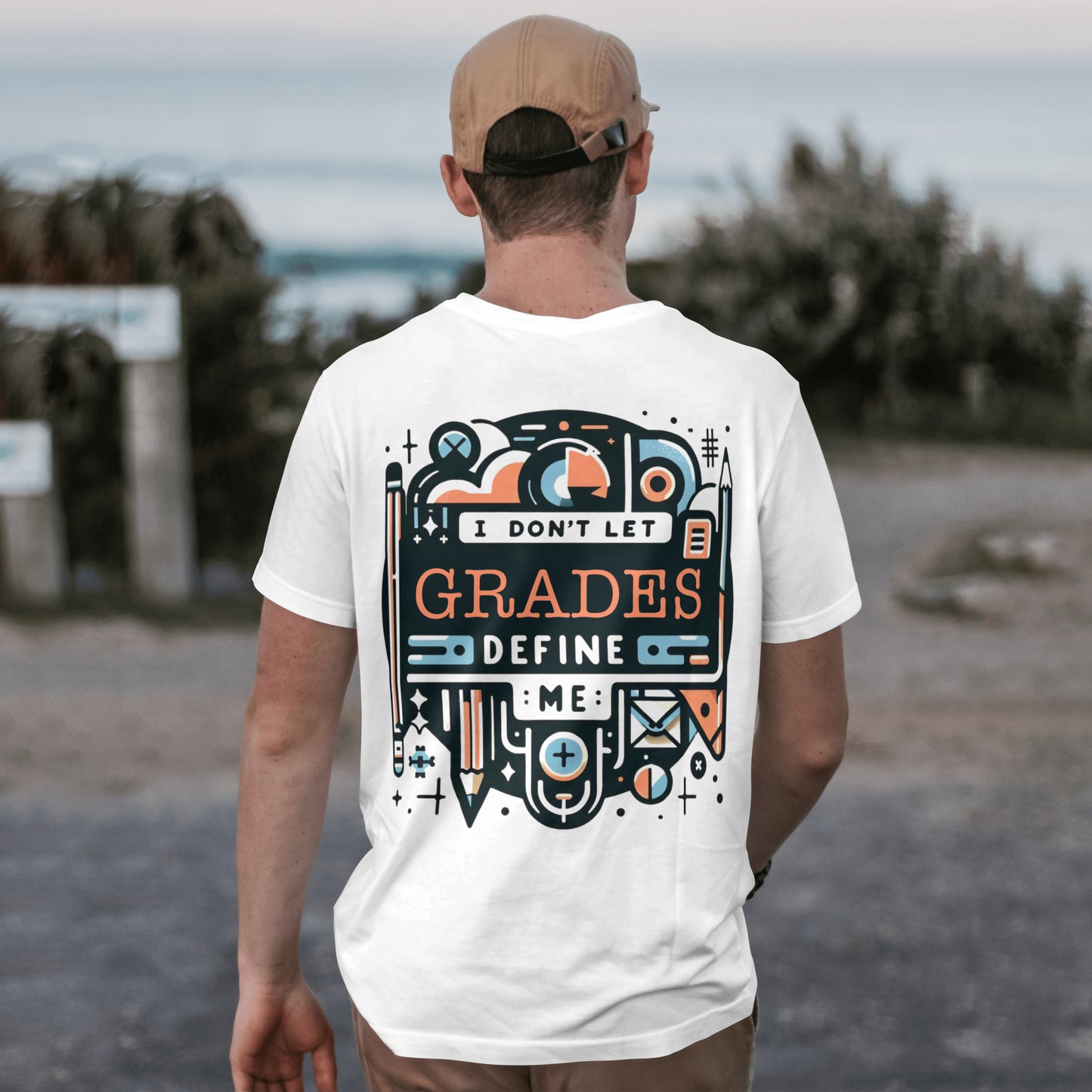 I Don't Let Grades Define me! Pun On bad grades. We all know them! PDF PNG SVG digital downloads