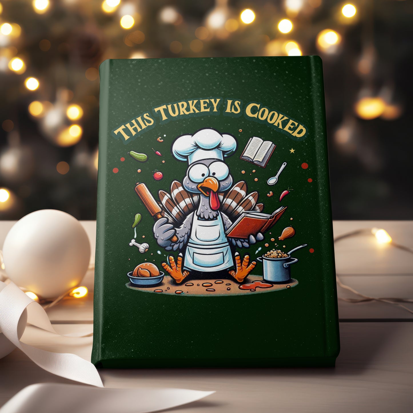 A fun Thanksgiving Design "This Turkey is Cooked" PNG PDF SVG digital download, Cooking shirt design, Turkey sublimation, Cooking shirt