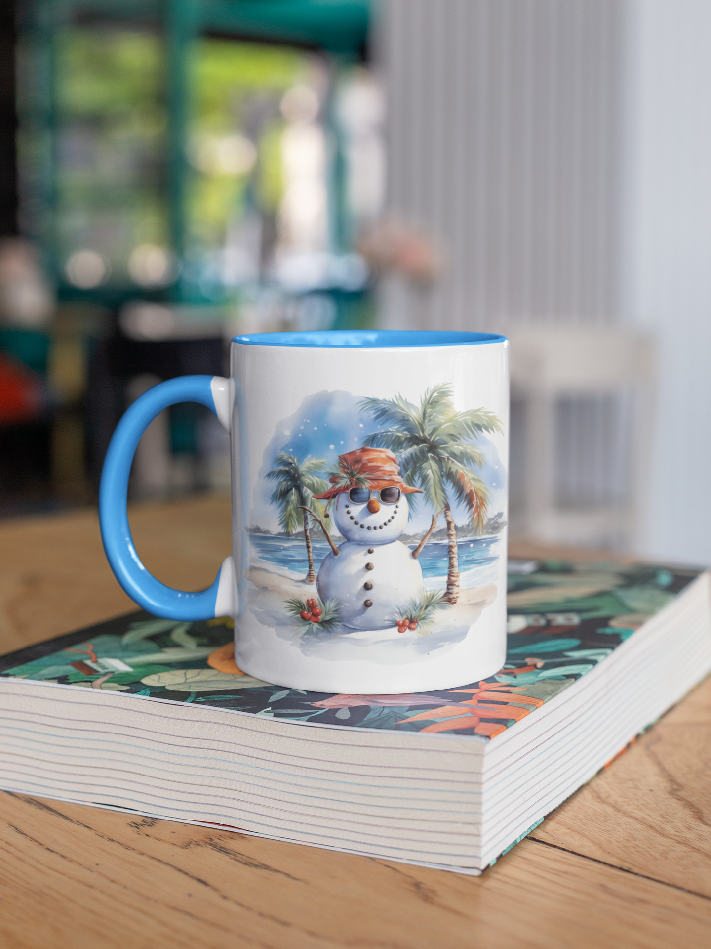 Chill Out Under the Palms: Snowman's Tropical Beach Escape PNG PDF SVG digital download