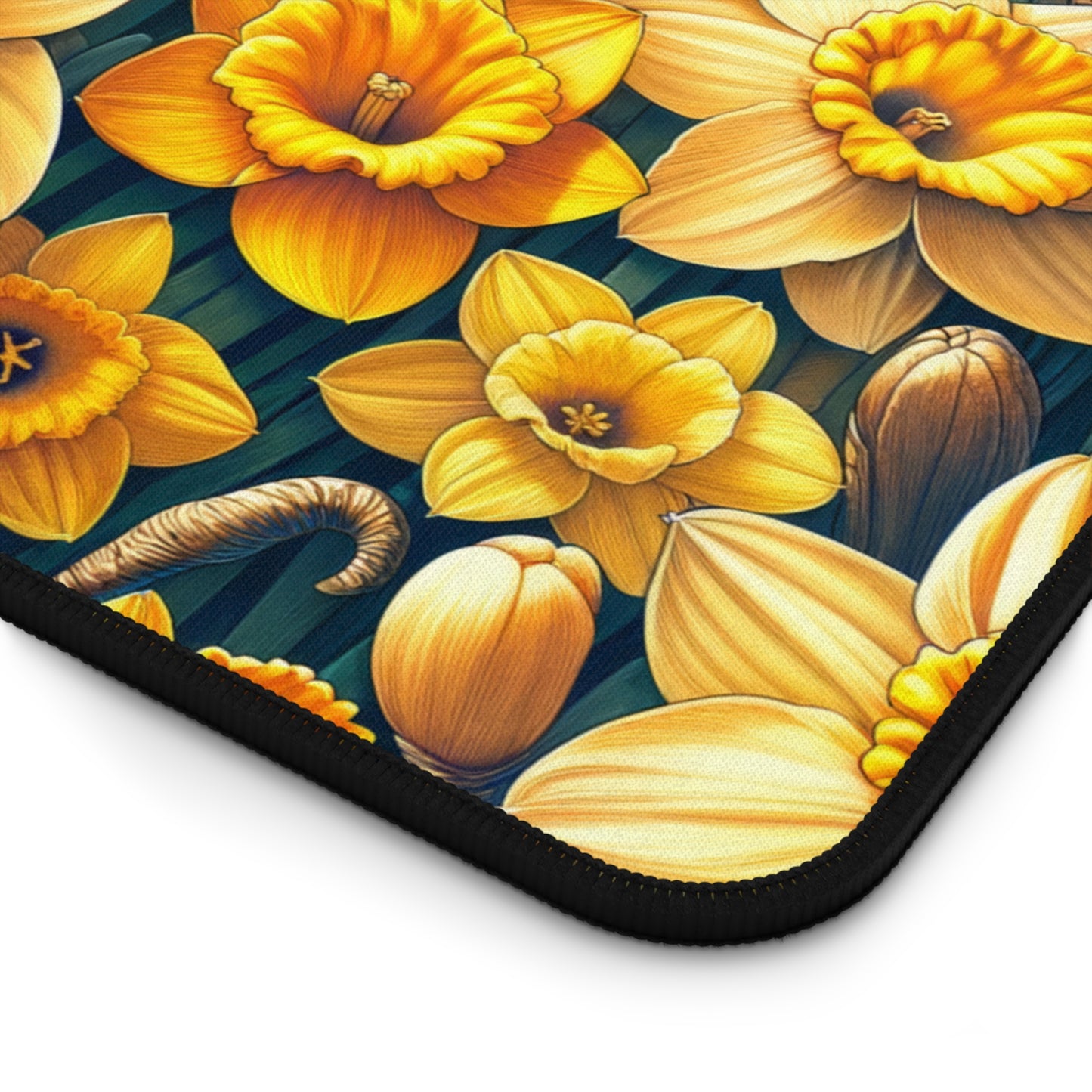 Desk Mat March Birth Flower Month of March is the Daffodil 3 Different sizes