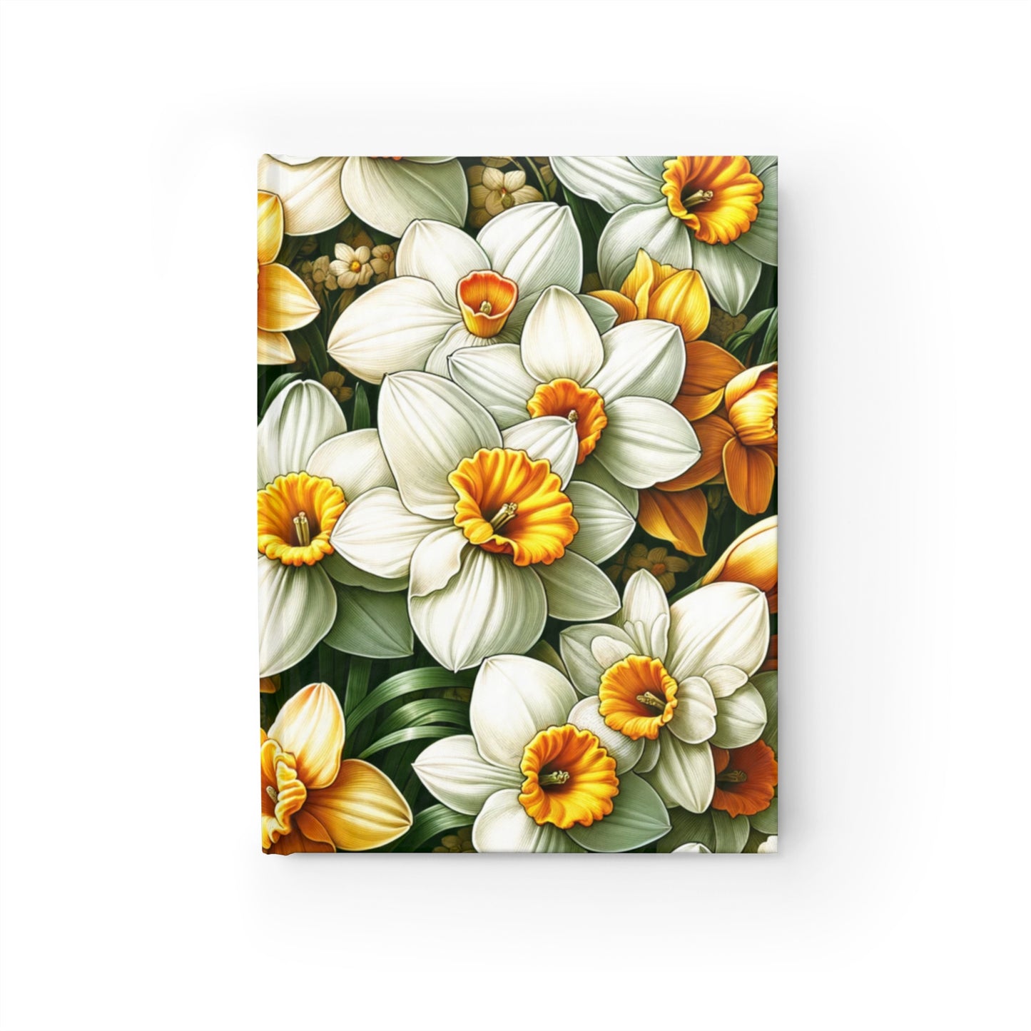 Journal - Ruled Line December Birth Flower, December Birth Month Flower, Narcissus Floral Design, Birth Flower of December