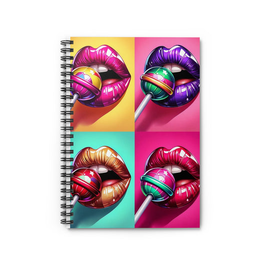 Spiral Notebook - Ruled Line You Blow Me Away Notebook, Lips, Blow Pop, valentine's day gift