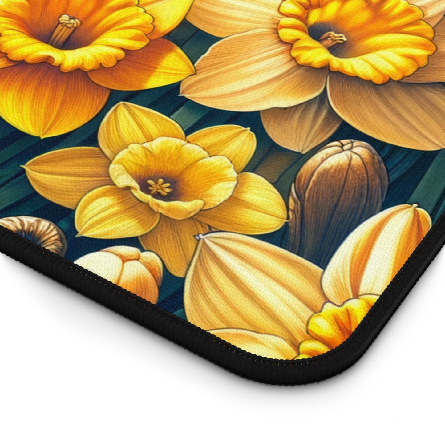 Desk Mat March Birth Flower Month of March is the Daffodil 3 Different sizes