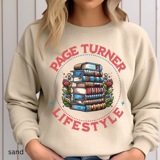 Page Turner Lifestyle. For those Book Lovers! PNG PDF SVG digital download Stack of books Design