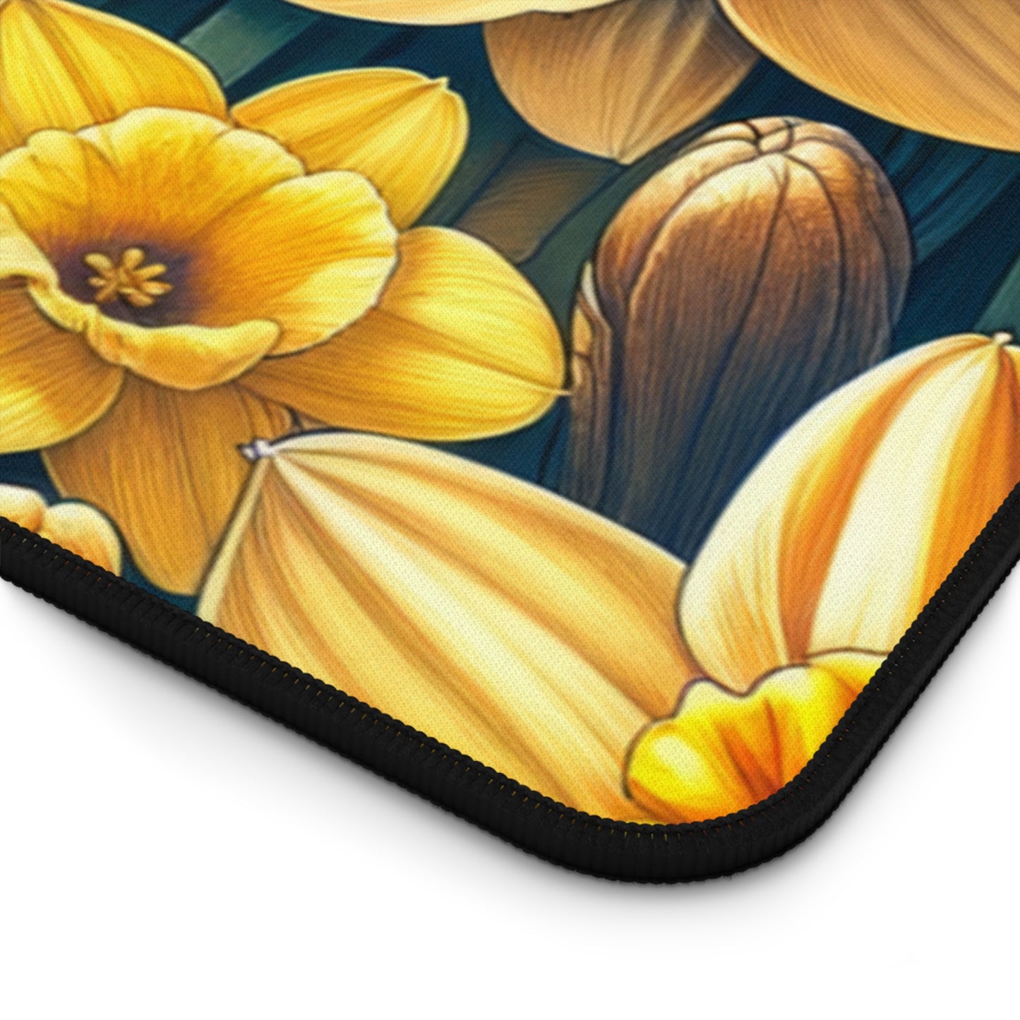 Desk Mat March Birth Flower Month of March is the Daffodil 3 Different sizes