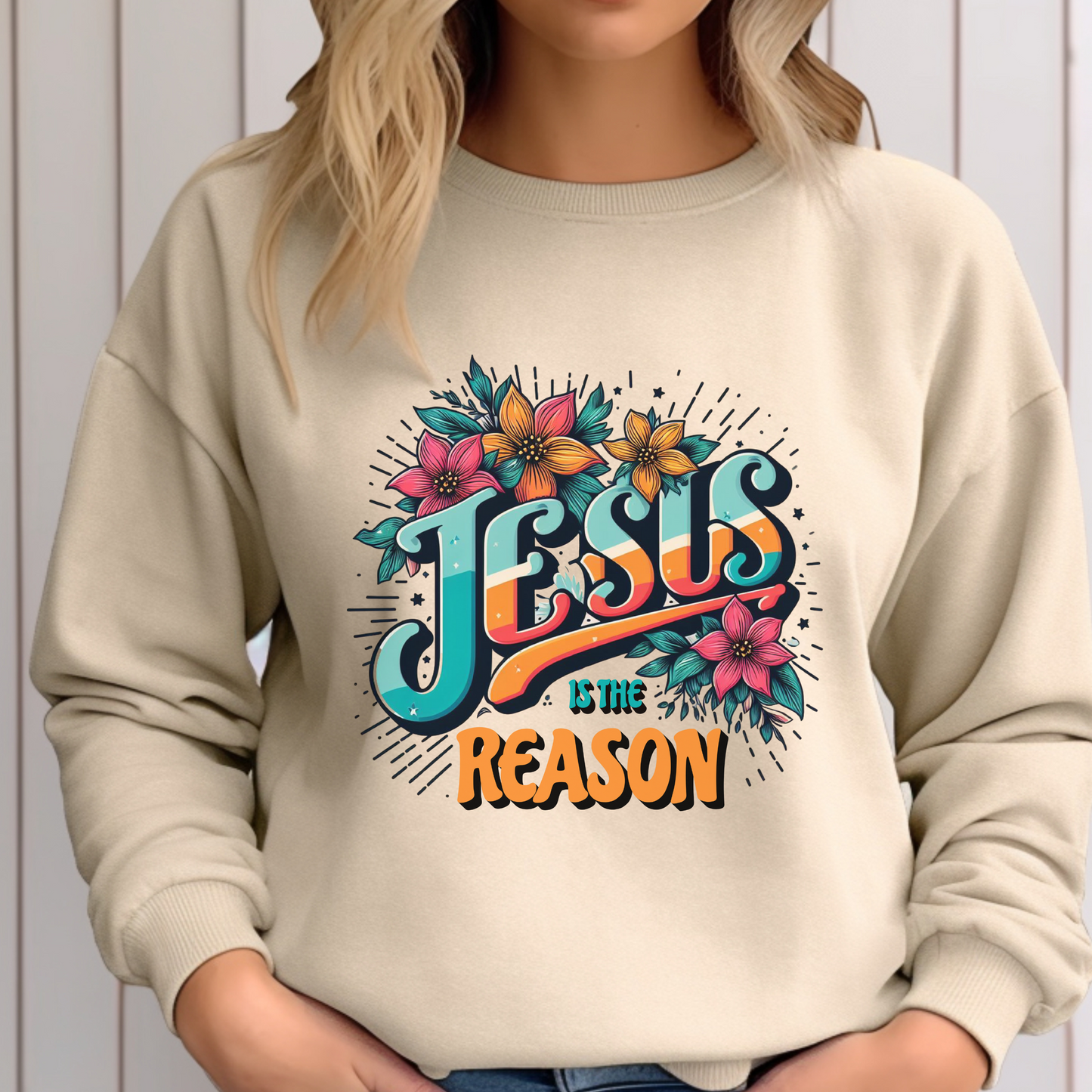 Jesus The Reason For The Season, PNG PDF SVG digital downloads, Faith Christmas, Merry Christmas,