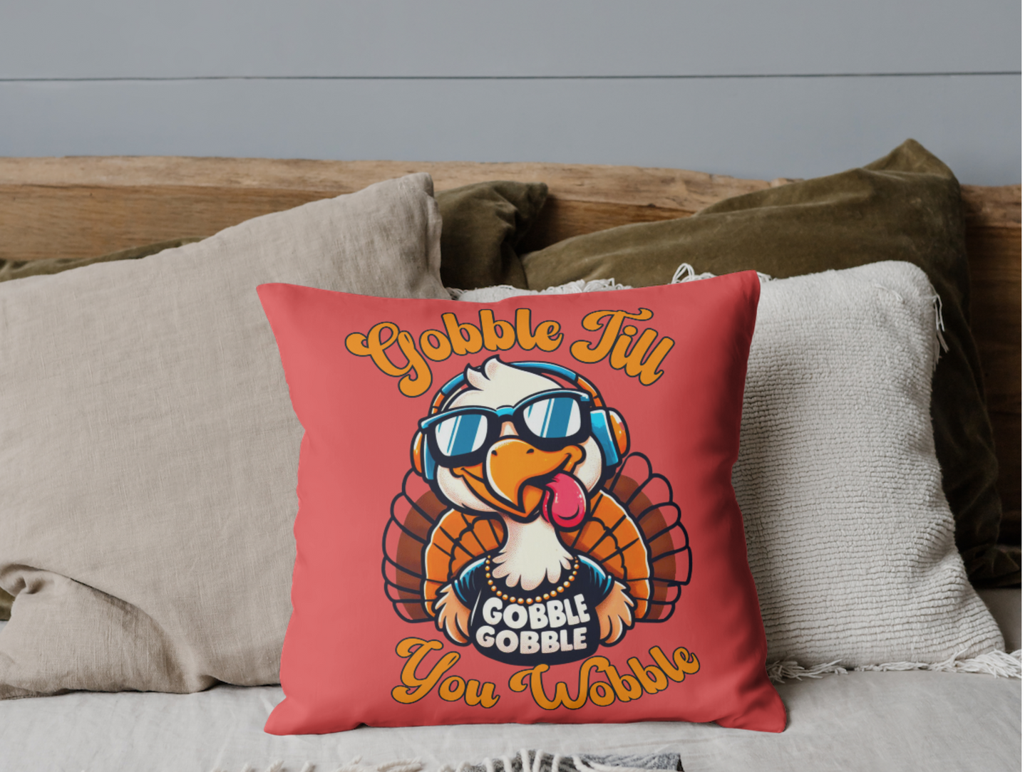 Gobble Till You Wobble Turkey PNG SVG PDF Digital Download