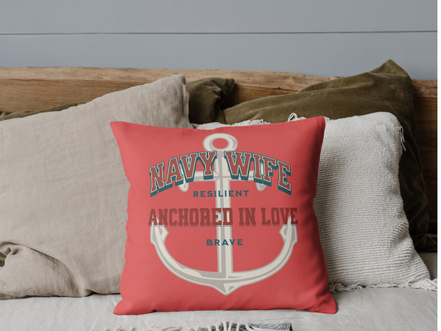 Navy Wife Anchored in Love, Military Wife, US Navy, Anchor, PNG, pdf, SVG digital download, Cricut, dtf, Sublimation, Silhouette