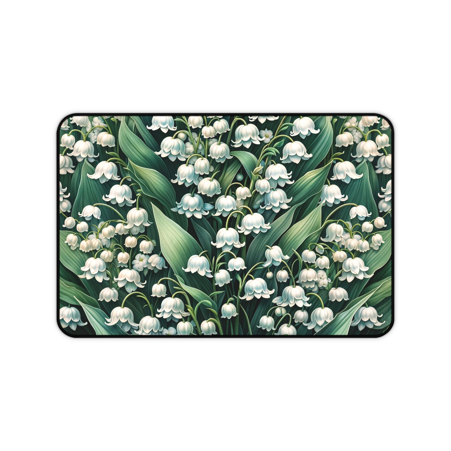 Copy of Desk Mat May Birth Flower, May Birth Month Flower, Lily of the Valley Floral Design, Birth Flower of May