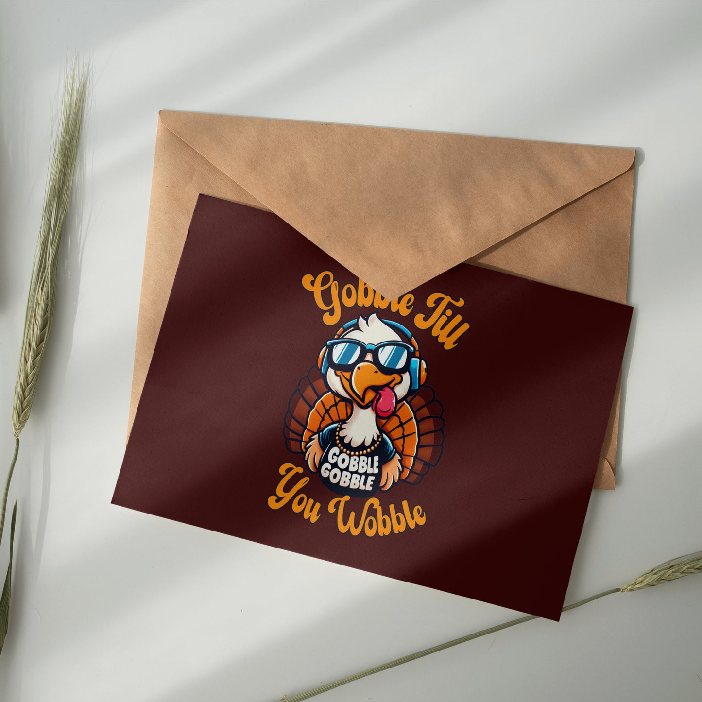 Gobble Till You Wobble Turkey PNG SVG PDF Digital Download