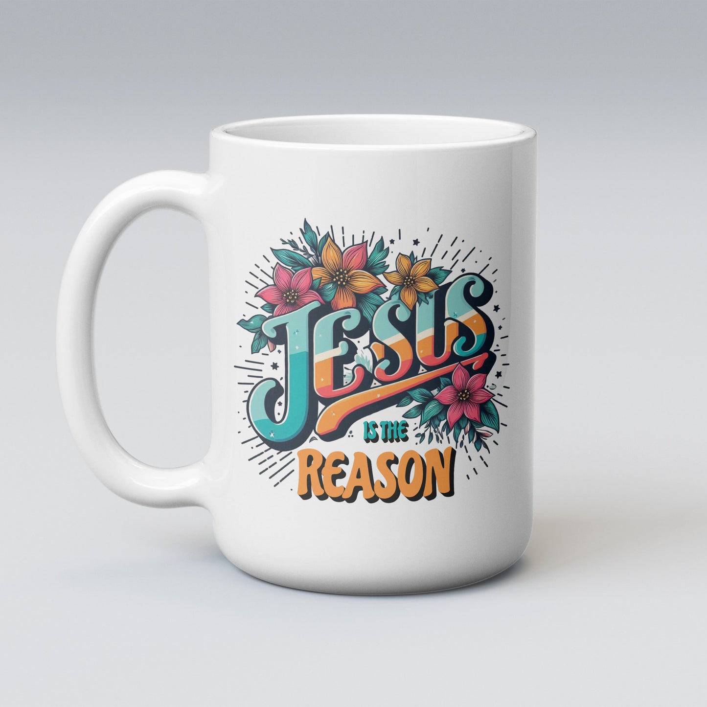 Jesus The Reason For The Season, PNG PDF SVG digital downloads, Faith Christmas, Merry Christmas,